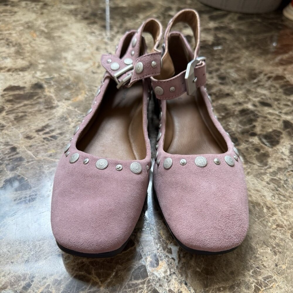 Free People Women's Mystic Mary Jane Rose Color Flats NWOB (MSRP 148) Size 6 - Picture 2 of 9